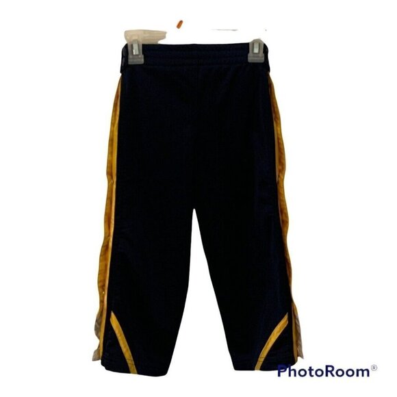 Cheetah Boys Track Pants Size S 4 Leg Snaps Blue Gold - Picture 6 of 11